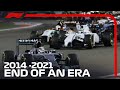 The end of an f1 era  2014 to 2021