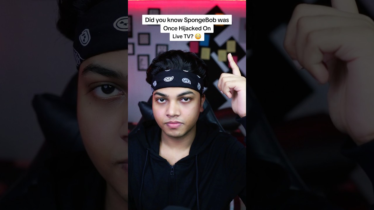 Did you know SpongeBob was once hijacked on live TV? 😳 #shorts #shortvideo