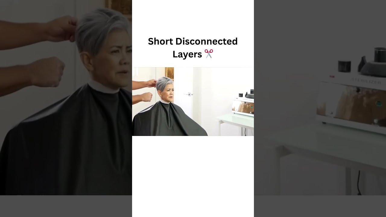 How To Cut Short Disconnected Layers Step by Step | Scissor Over Comb for Women