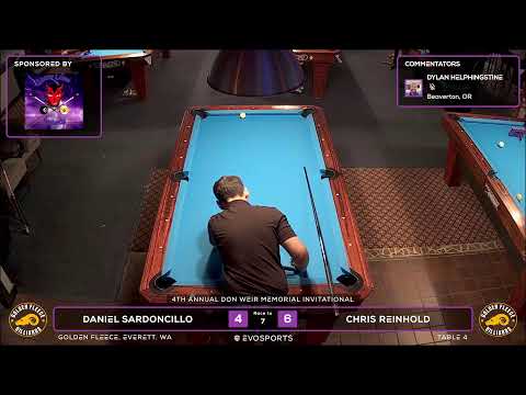 DANIEL SARDONCILLO Vs CHRIS REINHOLD GOLDEN FLEECE TABLE 4 EvoSports