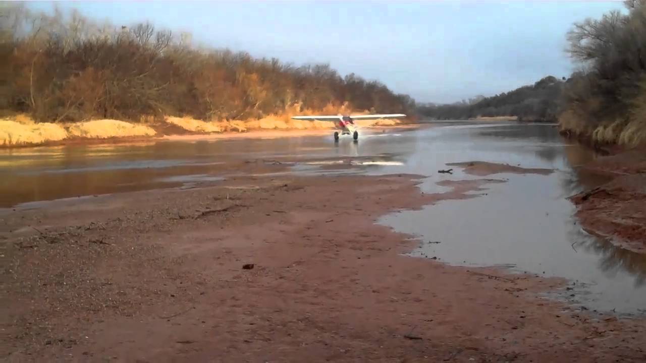 Water Landing on a Gravel Bar. YouTube