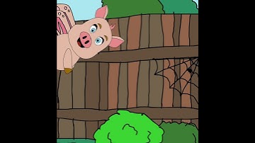 Flying 🪽 Pig 🐖 Stuck In Spider Web 🕸️