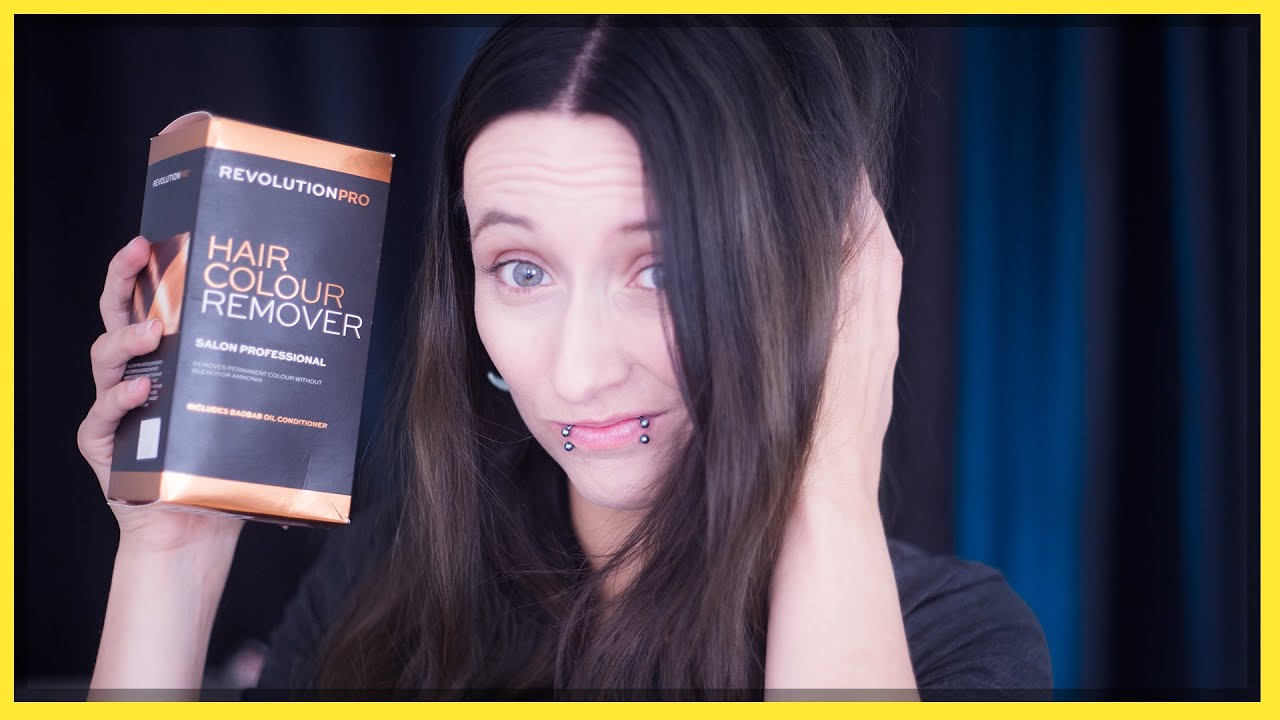Colour B4 & Revolution Pro Hair Colour Remover vs. Schwarze Färbung