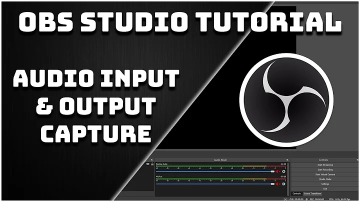 How To Use Audio Input & Output Capture - OBS Studio Tutorial