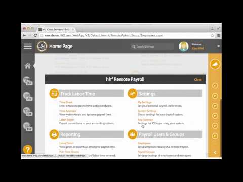 hh2 Remote Payroll - How to Add a New Employee