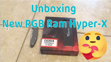 Unboxing HyperX Predator RGB Ram