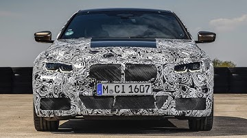2022 BMW 4 Series Coupe G22 with big kidney grill enters final phase of testing