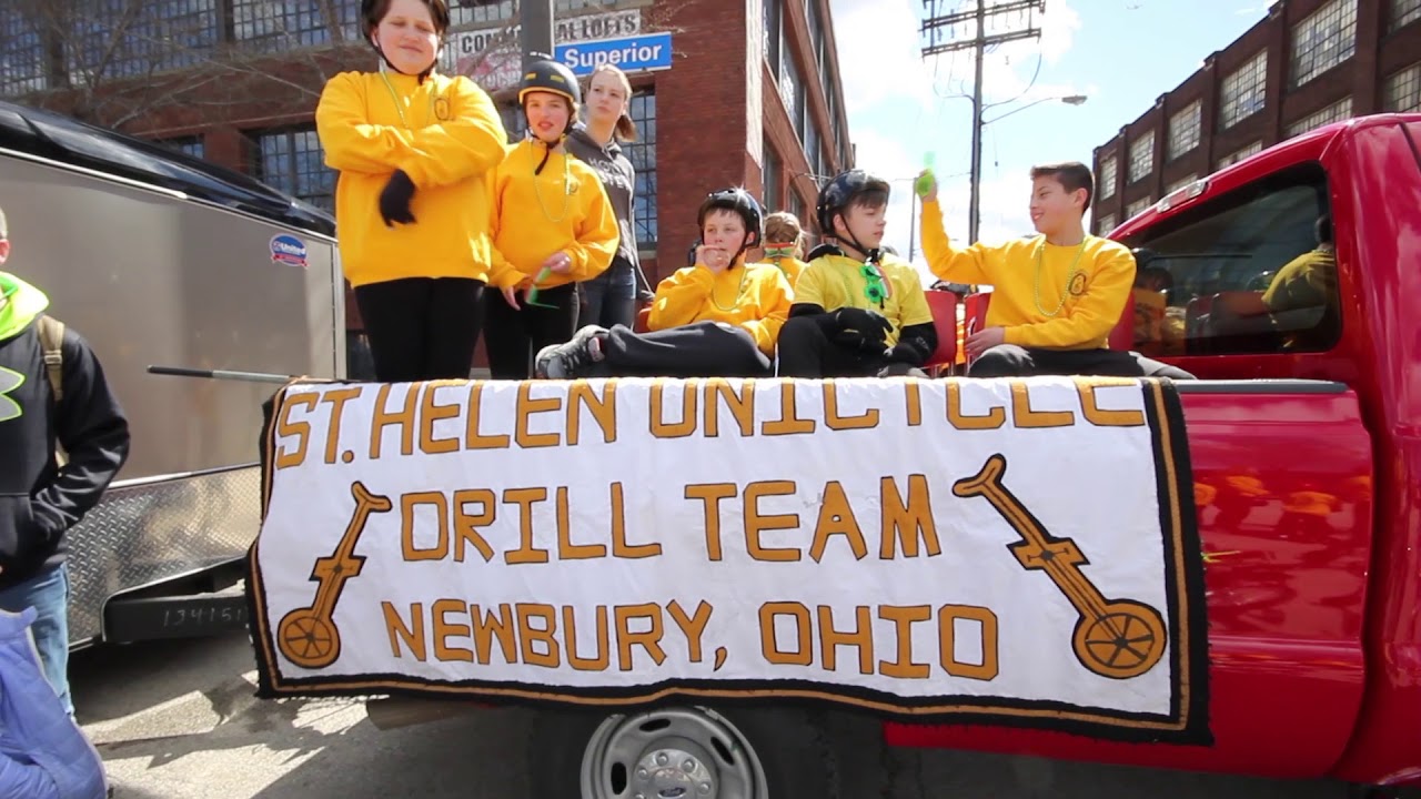 St Helen Unicycle Drill Team YouTube