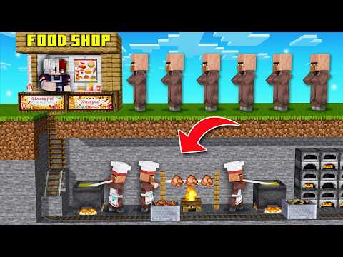 I OPENED A VILLAGER RESTAURANT IN MINECRAFT!!