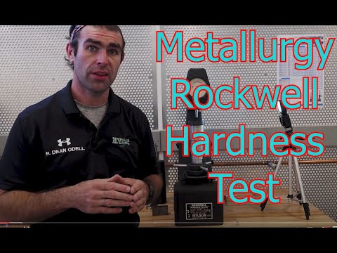 Rockwell Hardness Test Demonstration