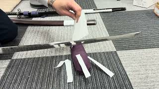 刀幤 送料込み 楽天市場】模造刀 仕込み杖 尾形刀剣 ZT-33 座頭市 仕込み杖 楕円茶竹