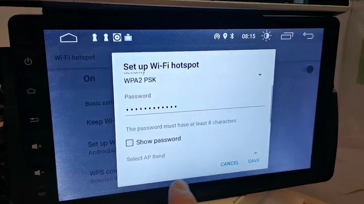【How to】Setup the WiFi Hotspot for eonon GA9451B Car GPS #Headunit #Autoradio fit  #Mazda3 2004-2009