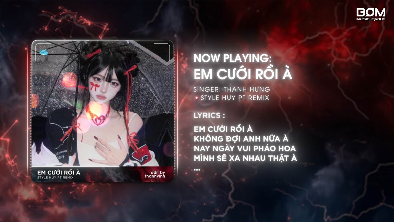 Em Cưới Rồi À (Hasu Remix) - Thanh Hưng 🎼 Em Cưới Rồi À Không Đợi Anh Nữa À Remix Hot TikTok
