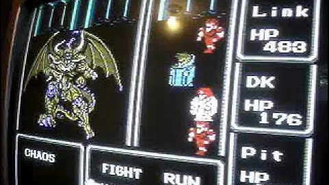 Final Fantasy 1 For NES, Chaos Battle, Level 20