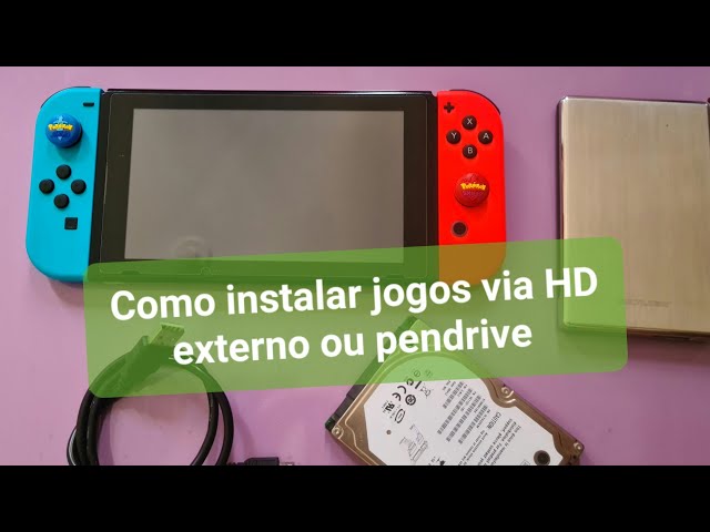 Instalação Jogo nintendo switch via cabo USB ou copiando arquivos -  Tutorial Completo 2021 