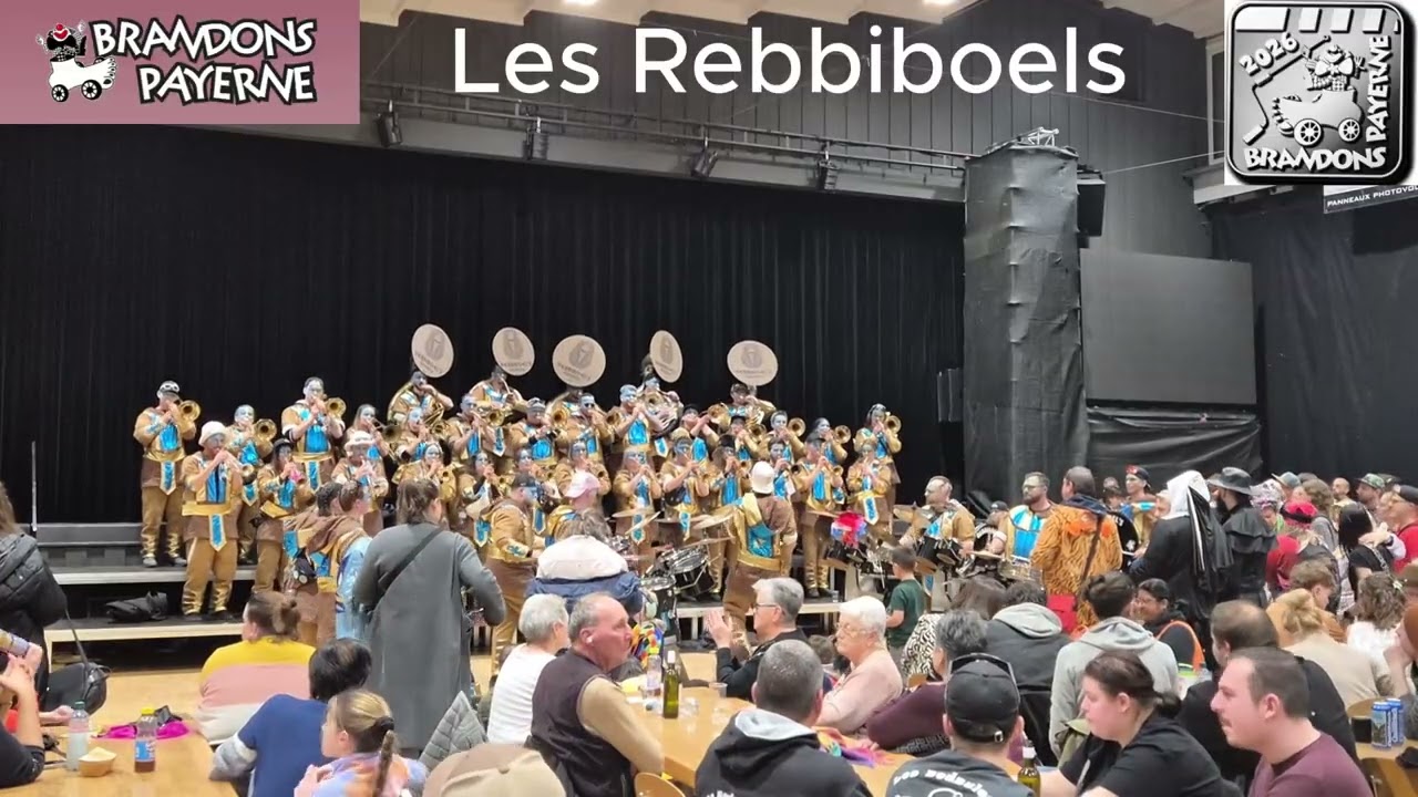 Brandons de Payerne 2026: Concert de guggens, Les Rebbiboels