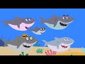 BABY SHARK на русском - АКУЛЕНОК - Songs for children развивающая детская песня мультик про животных