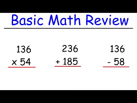 Basic Math Review