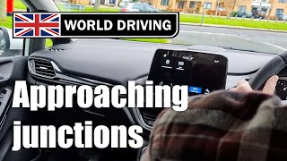 How to approach junctions in a manual car - UK driving lesson