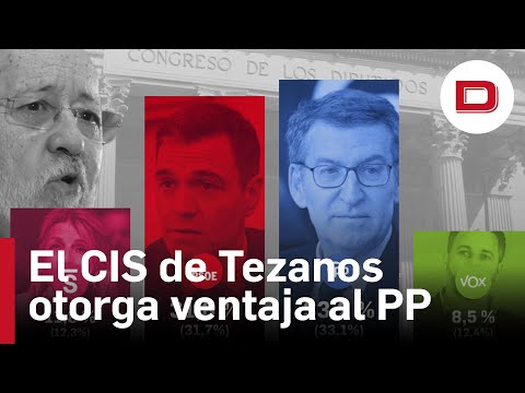 El CIS de Tezanos otorga al PP una ventaja de solo 1,4 puntos sobre el PSOE y lastra a Vox