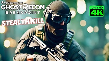 Ghost Recon Breakpoint Stealth Gameplay: Dominate with Silent Takedowns (4K 60FPS)