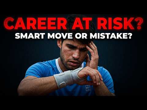 Video Wrist Injury Panic: Why Alcaraz WALKED AWAY From Madrid & Barcelona