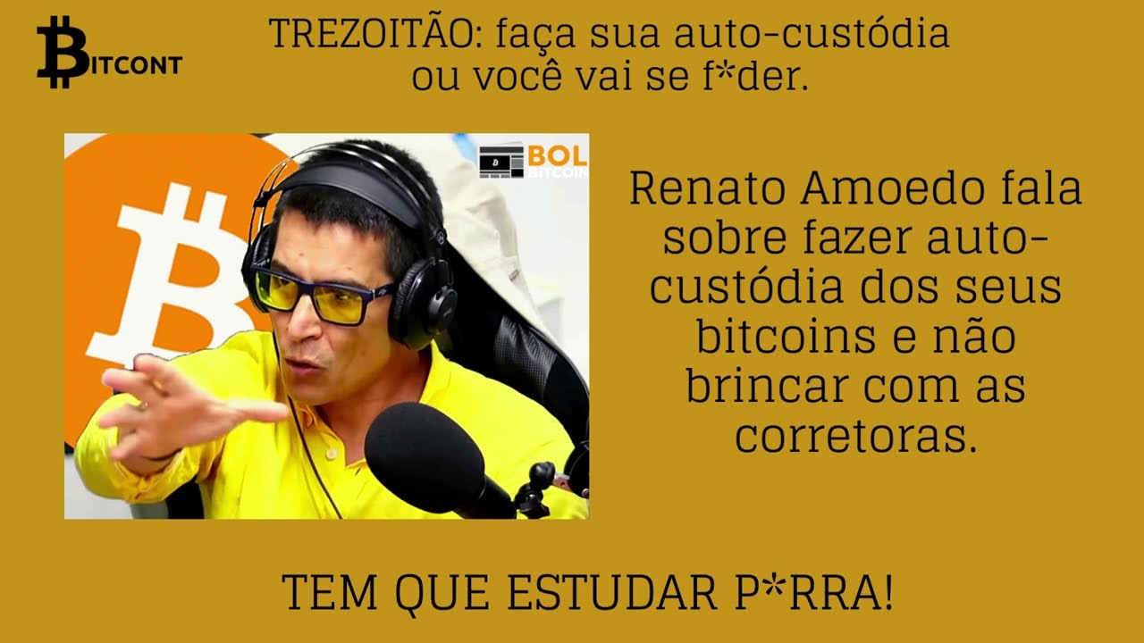 INÉDITO: Renato Trezoitão fala sobre auto-custódia dos bitcoins e paper  wallet - YouTube