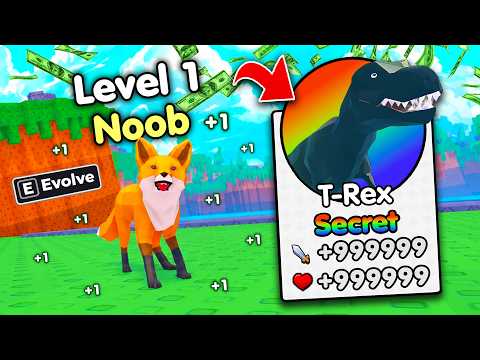 Starting Over as NOOB with OP SECRET in +1 Speed Evolve! (Roblox)