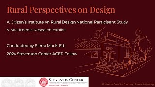 "Rural Perspectives on Design" by Sierra Mack-Erc