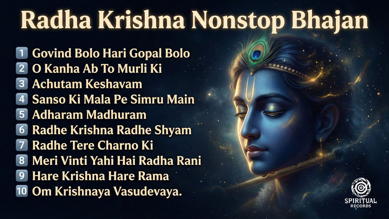 Jai Shri Krishna | 10 Nonstop Radha Krishna Bhajans 2026 for Peaceful Morning