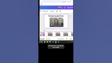 Extract audio from video in Canva with one click! #canva #canvatipsandtricks #canvapro