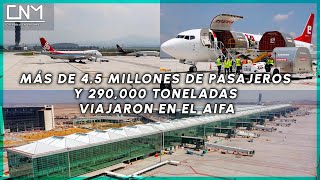 AIFA logra sus primeras utilidades, con el aumento de sus operaciones de carga y pasajeros