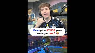 DAVO pide AYUDA para descargar PES 6 😂⚽🤌🏻 #davooxeneize #futbol #futbolargentino #pes