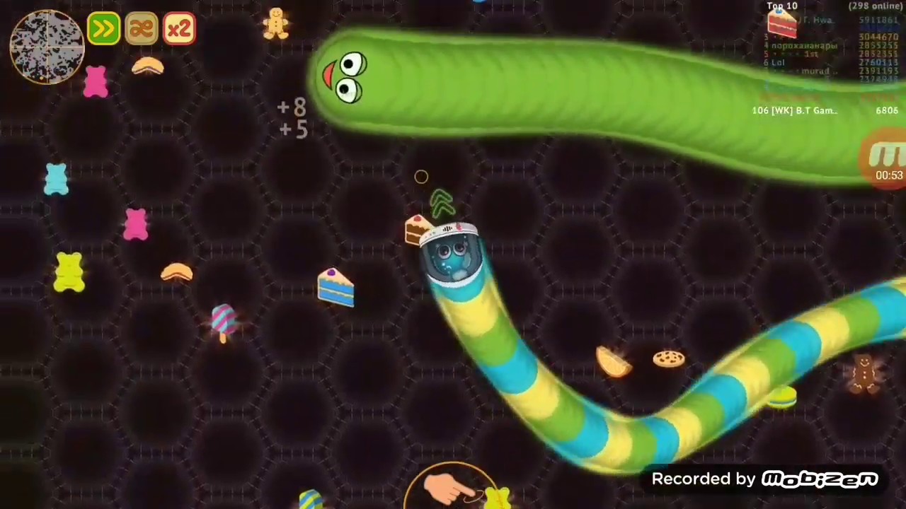 Pro worm in wormate.io! - YouTube