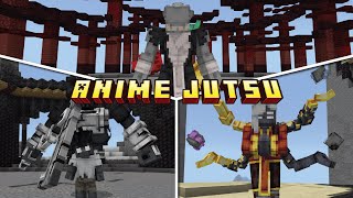 Anime Jutsu Add-On - All Bosses Minecraft Bedrock Add-Ons