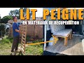 Lit peigne pour van  construit gratuitement avec de la rcup  lit 130x180  trafic amnag