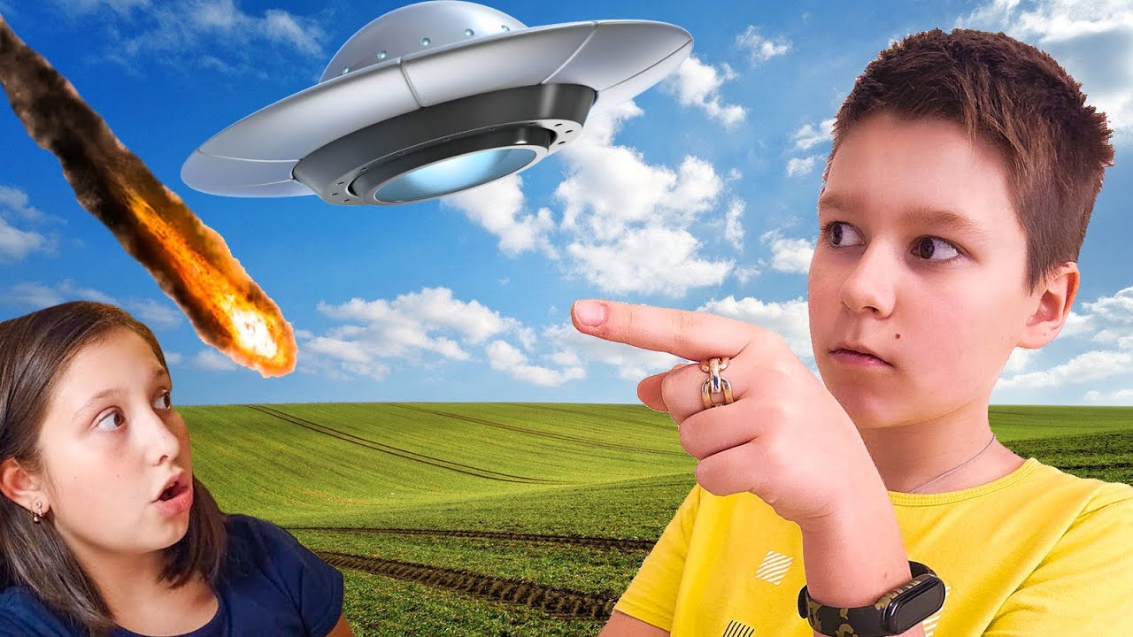 НА НАС УПАЛ МЕТЕОРИТ!**секретное послание!** - YouTube