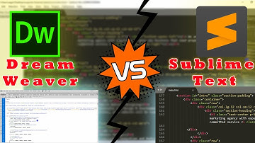 🔥 Dreamweaver vs Sublime Text | best professional web design software