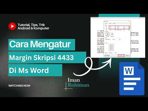 Cara Mengatur Margin Skripsi 4433 Di Microsoft Word Terbaru Untuk Pemula