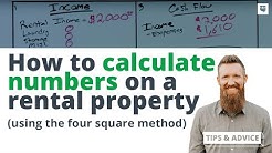 Calculating Numbers on a Rental Property [Using The Four Square Method!] 