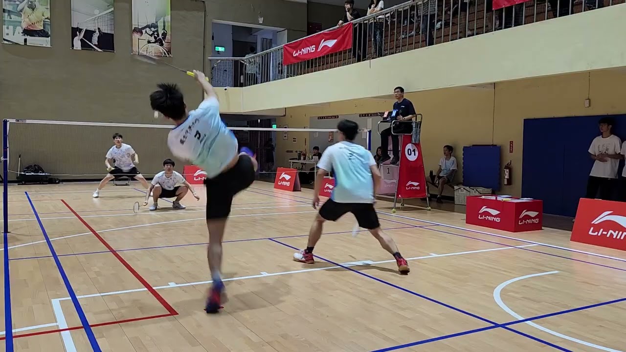 2026李寧中國醫大盃 大專男雙預賽 成銘顧問·小羽宙 簡于棠鄭之鈞 vs 黃義森77 林楷倫朱宥寧
