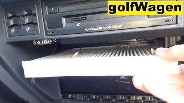 VW Passat B8 cabin filter replacement
