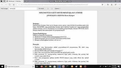 IMPLEMENTASI CLIENT SERVER PHP(MYSQL) DAN ANDROID - TUGAS TWS PERTEMUAN 11 & 12