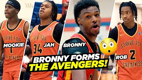 BRONNY FORMS A SUPER TEAM!! Bronny, Rob Dillingham...