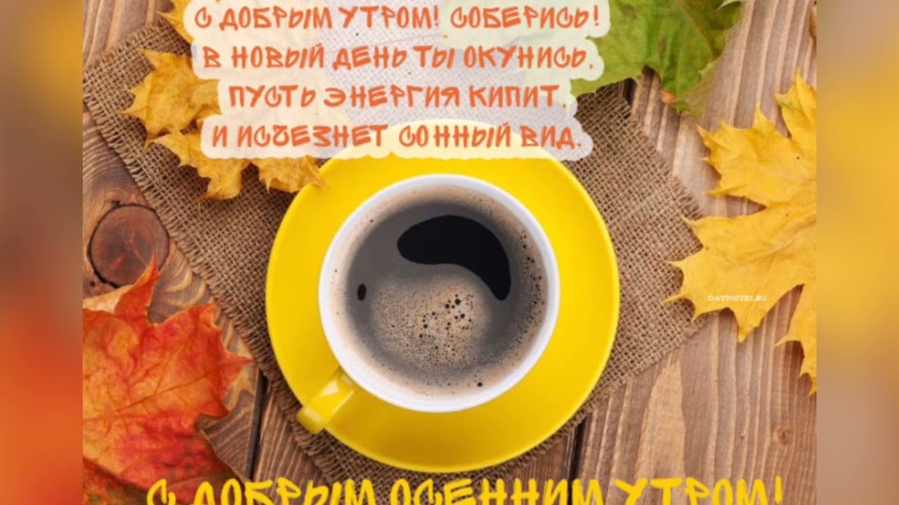 Фото С Добрым Утром Осенние С Пожеланиями
