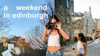 a weekend in edinburgh | vegan eats, drinks & exploring the city ! ad