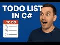Apps For Beginners : TODO list C# winforms | Full Tuturial