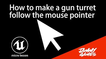 How to make a gun turret follow the mouse pointer - Unreal Engine