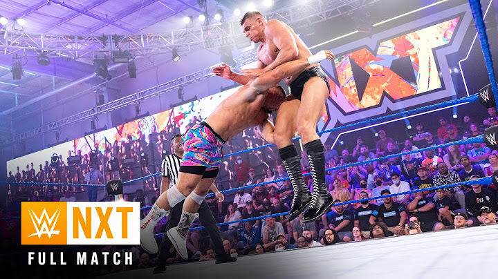 FULL MATCH: Bron Breakker vs. Gunther – NXT Title Match: NXT, April 5, 2022