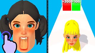 Head Craft 3D - Make Head Girl Run - All Levels iOS Android GamePlay screenshot 2